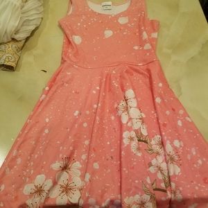 Cherry blossom patterned dress